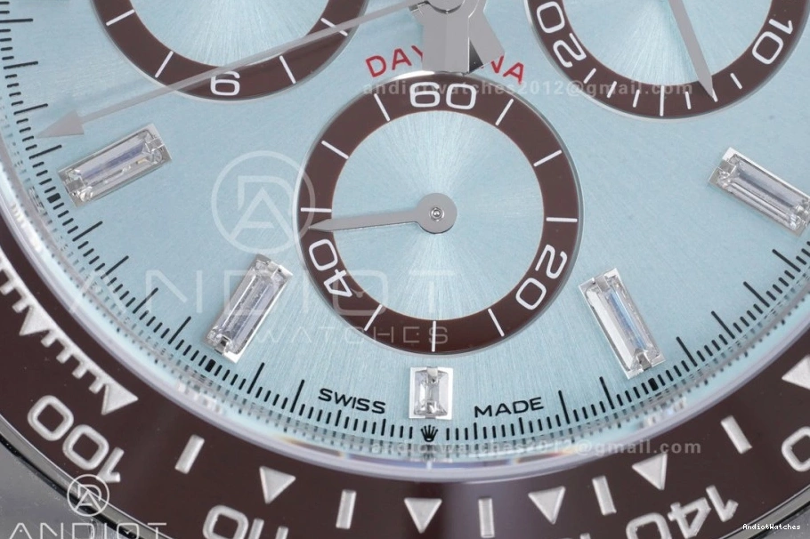1:1 on Youthful Crystal Steel 795 VS4131 Daytona (Weighted) Dial V2 Ice Edition 126506 VSF Best Braclet Blue SS 904L 0228